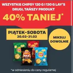 Netto Wszystkie chipsy 120 g i 130 g Lay's oferta