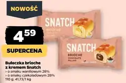 Netto Bułeczka brioche z kremem Snatch (o smaku waniliowym, o smaku czekoladowym) oferta