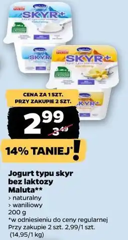 Netto Jogurt typu skyr bez laktozy Maluta (różne rodzaje) oferta