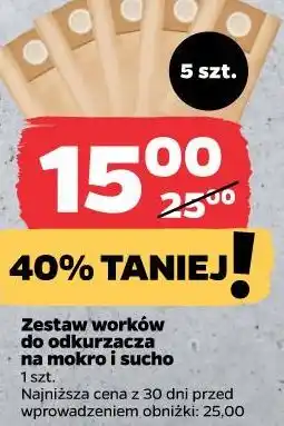Netto Zestaw worków do odkurzacza na mokro i sucho oferta