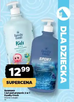Netto Szampon i żel pod prysznic 2 w 1 Family Fresh oferta