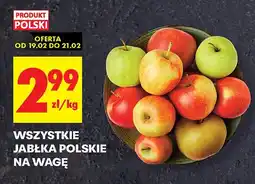 Biedronka Jabłka polskie na wagę oferta