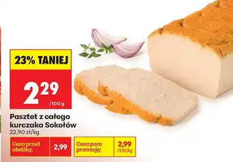 Biedronka Pasztet z całego kurczaka Sokołów oferta