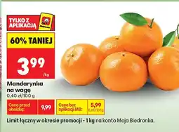 Biedronka Mandarynka na wagę oferta