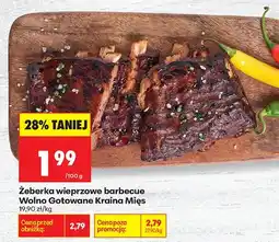 Biedronka Żeberka wieprzowe barbecue oferta