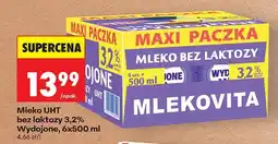 Biedronka Mleko UHT bez laktozy 3,2% oferta