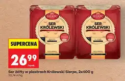 Biedronka Ser żółty w plastrach Królewski oferta