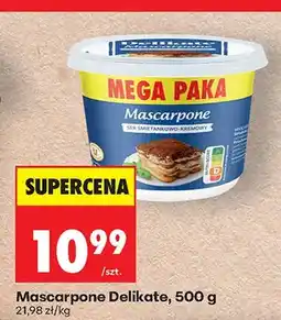 Biedronka Ser mascarpone Delikate oferta