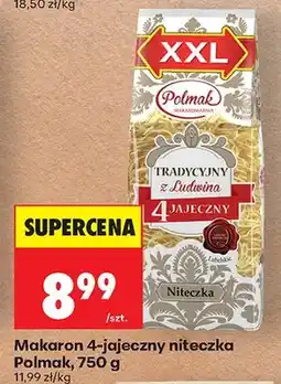 Biedronka Makaron 4-jajeczny niteczka oferta