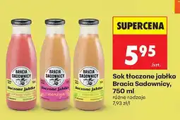 Biedronka Sok tłoczone jabłko różne rodzaje oferta