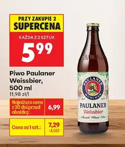 Biedronka Piwo Weissbier oferta