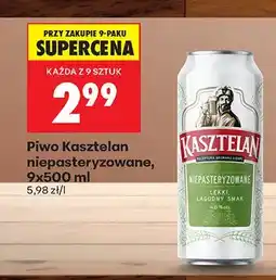 Biedronka Piwo niepasteryzowane oferta