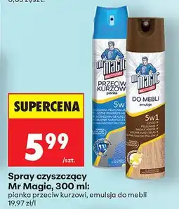 Biedronka Spray czyszczący pianka przeciw kurzowi oferta