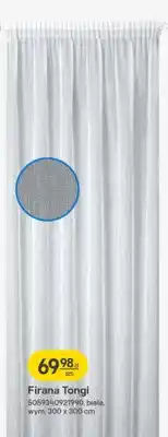 Castorama Firana Tongi biała wym. 300 x 300 cm oferta