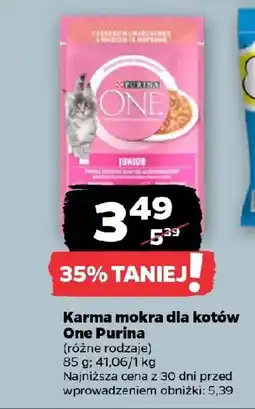 Netto Karma mokra dla kotów One Purina oferta