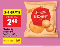 Biedronka Biszkopty klasyczne Bonitki oferta