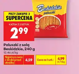 Biedronka Beskidzkie Paluszki z solą oferta