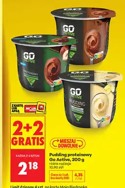 Biedronka Pudding proteinowy Go Active oferta