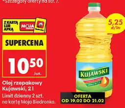 Biedronka Olej rzepakowy Kujawski oferta