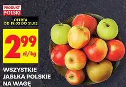 Biedronka Wszystkie jabłka polskie na wagę oferta