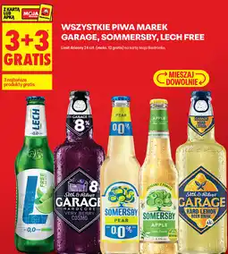 Biedronka Wszystkie piwa marek Garage, Somersby, Lech Free oferta