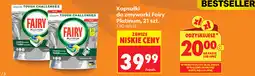 Biedronka Kapsułki do zmywarki Fairy Platinum, 21 szt oferta