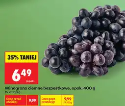 Biedronka Winogrono ciemne bezpestkowe, opak oferta