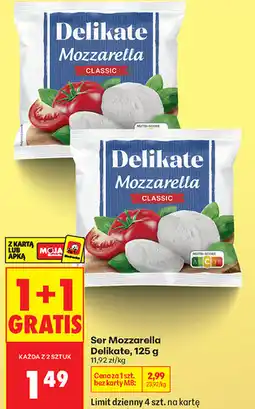 Biedronka Ser Mozzarella Delikate oferta