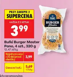 Biedronka Pano Bułki Burger Master oferta