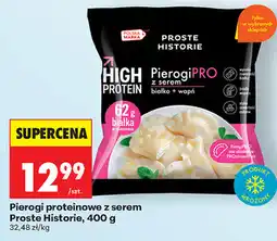 Biedronka Pierogi proteinowe z serem Proste Historie oferta