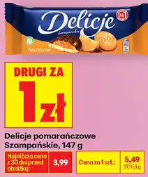 Biedronka Delicje pomarańczowe Szampańskie oferta