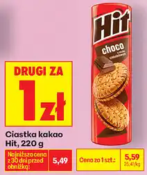 Biedronka Ciastka kakao Hit oferta