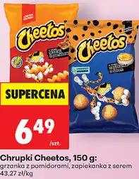 Biedronka Chrupki Cheetos, 150 g: grzanka z pomidorami, zapiekanka z serem oferta