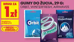 Biedronka Gumy do żucia Orbit, Winterfresh, Airwaves oferta