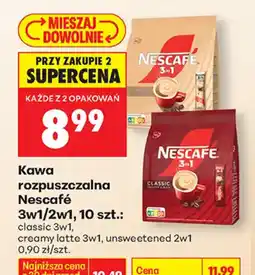 Biedronka Nescafe Kawa rozpuszczalna oferta