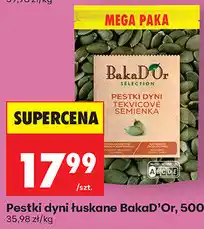 Biedronka Pestki dyni łuskane BakaD'Or oferta