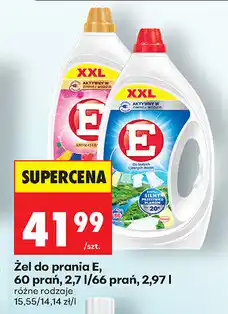 Biedronka Żel do prania E 60 prań 2,7l/ 66 prań 2,97l oferta