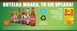 Biedronka Piwa w butelkach zwrotnych: Królewskie, Kasztelan, Żubr, Harnaś, Tyskie, Warka oferta