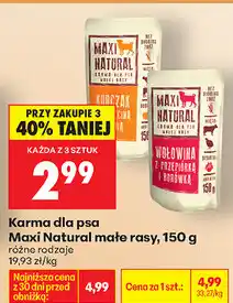 Biedronka Karma dla psa Maxi Natural małe rasy oferta