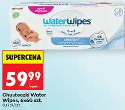 Biedronka Chusteczki Water Wipes, 6x60 szt oferta