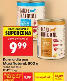 Biedronka Karma dla psa Maxi Natural oferta