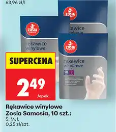 Biedronka Rękawice winylowe Zosia Samosia 10szt oferta