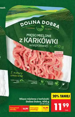 Biedronka Mięso mielone z karkówki Dolina Dobra oferta
