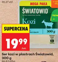 Biedronka Ser kozi w plastrach Światowid oferta