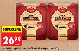 Biedronka Ser żółty w plastrach Królewski Sierpc oferta