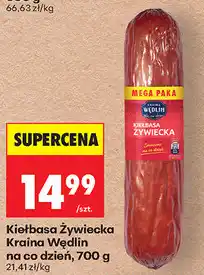 Biedronka Kiełbasa Żywiecka Kraina Wędlin na co dzień oferta