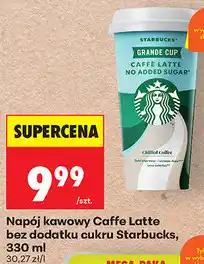 Biedronka Napój kawowy Caffe Latte bez dodatku cukru Starbucks oferta