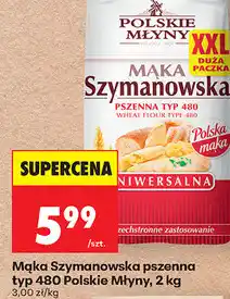 Biedronka Mąka Szymanowska pszenna typ 480 Polskie Młyny oferta