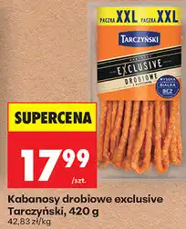 Biedronka Kabanosy drobiowe exclusive Tarczyński oferta