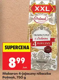 Biedronka Makaron 4-jajeczny niteczka Polmak oferta